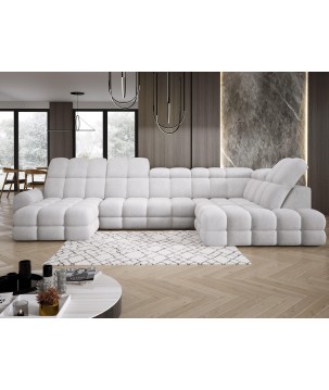 Narożnik TOLLO XL Prawostronny Elektryczna regulacja Tkanina ANTHOLOGY 15 WERSAL