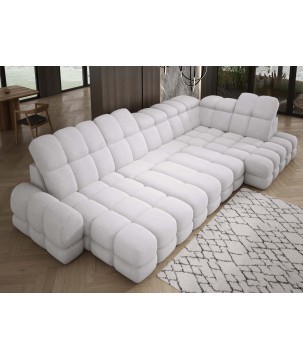 Narożnik TOLLO XL Prawostronny Elektryczna regulacja Tkanina ANTHOLOGY 15 WERSAL