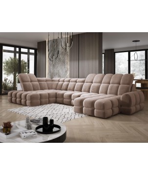 Narożnik TOLLO XL Lewostronny Elektryczna regulacja Tkanina SALVADOR 03 WERSAL