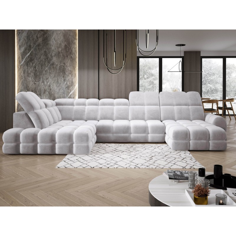 Narożnik TOLLO XL Lewostronny Elektryczna regulacja Tkanina SALVADOR 13 WERSAL