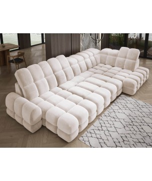 Narożnik TOLLO XL Prawostronny Elektryczna regulacja Tkanina SALVADOR 01 WERSAL