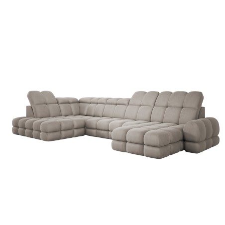 Narożnik TOLLO XL Lewostronny Elektryczna regulacja Tkanina SOLAR 16 WERSAL