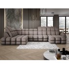 Narożnik TOLLO XL Lewostronny Elektryczna regulacja Tkanina SOLAR 28 WERSAL