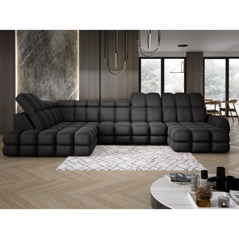 Narożnik TOLLO XL Lewostronny Elektryczna regulacja Tkanina SOLAR 99 WERSAL