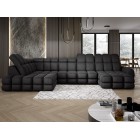 Narożnik TOLLO XL Lewostronny Elektryczna regulacja Tkanina SOLAR 99 WERSAL