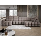 Narożnik TOLLO XL Prawostronny Elektryczna regulacja Tkanina SOLAR 28 WERSAL