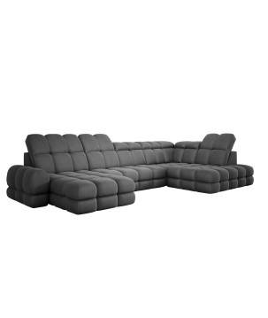 Narożnik TOLLO XL Prawostronny Elektryczna regulacja Tkanina SOLAR 96 WERSAL