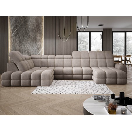 Narożnik TOLLO XL Lewostronny Elektryczna regulacja Tkanina ANTHOLOGY 06 WERSAL