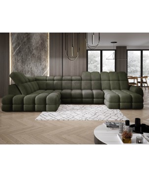 Narożnik TOLLO XL Lewostronny Elektryczna regulacja Tkanina ANTHOLOGY 12 WERSAL