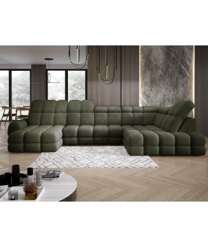 Narożnik TOLLO XL Prawostronny Elektryczna regulacja Tkanina ANTHOLOGY 12 WERSAL