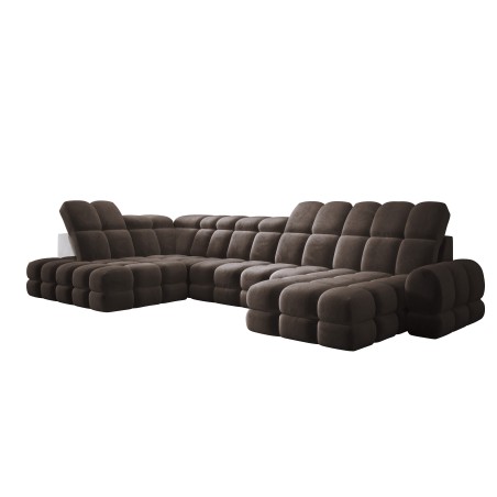 Narożnik TOLLO XL Lewostronny Elektryczna regulacja Tkanina SALVADOR 04 WERSAL