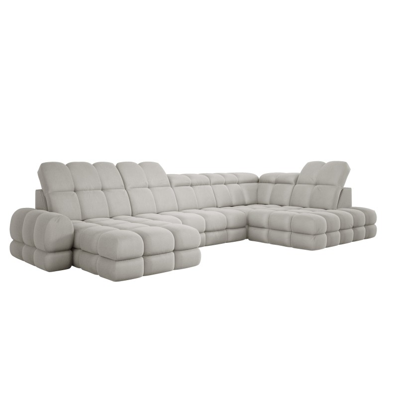 Narożnik TOLLO XL Prawostronny Elektryczna regulacja Tkanina SOLAR 03 WERSAL