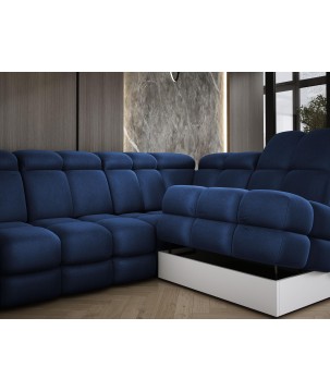 Narożnik TOLLO XL Prawostronny Elektryczna regulacja Tkanina SOLAR 79 WERSAL