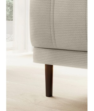 Narożnik CALDO XL Lewostronny z funkcją spania wolnostojący w tkaninie RUN AGAIN 01 WERSAL