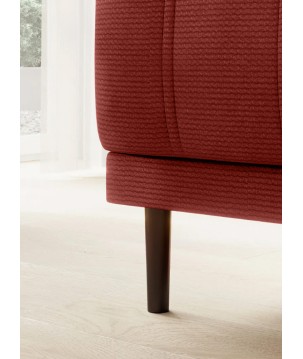 Narożnik CALDO XL Prawostronny z funkcją spania wolnostojąca w tkaninie RUN AGAIN 55 WERSAL