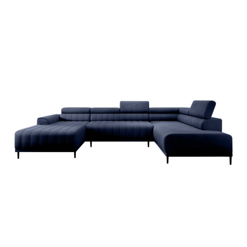 Narożnik CALDO XL Prawostronny z funkcją spania wolnostojący w tkaninie RUN AGAIN 77 WERSAL