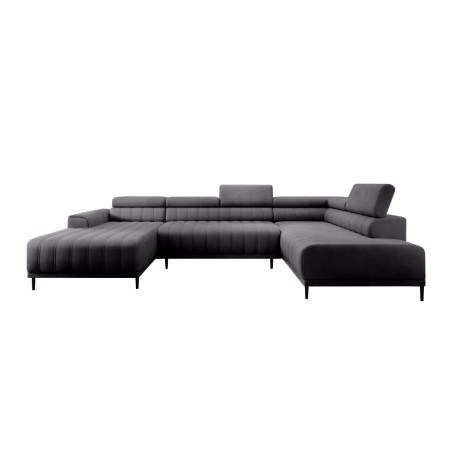 Narożnik CALDO XL Prawostronny z funkcją spania wolnostojąca w tkaninie RUN AGAIN 90 WERSAL