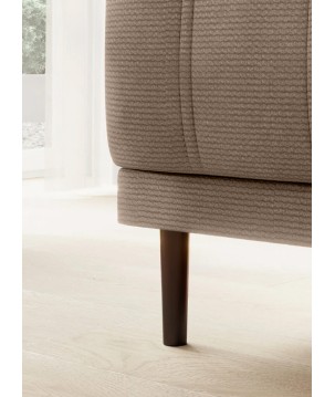 Narożnik CALDO XL Lewostronny z funkcją spania wolnostojący w tkaninie RUN AGAIN 11 WERSAL