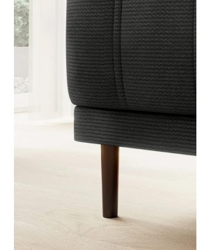 Narożnik CALDO S/MINI Lewostronny z funkcją spania wolnostojący w tkaninie RUN AGAIN 92 WERSAL