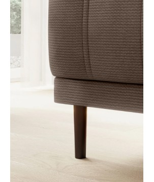 Narożnik CALDO S/MINI Prawostronny z funkcją spania wolnostojąca w tkaninie RUN AGAIN 18 WERSAL