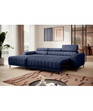 Narożnik CALDO S/MINI Lewostronny z funkcją spania wolnostojąca w tkaninie RUN AGAIN 77 WERSAL