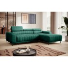 Narożnik CALDO S/MINI Prawostronny z funkcją spania wolnostojąca w tkaninie RUN AGAIN 36 WERSAL