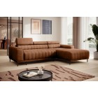 Narożnik CALDO S/MINI Prawostronny z funkcją spania wolnostojąca w tkaninie RUN AGAIN 53 WERSAL