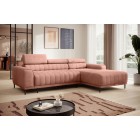 Narożnik CALDO S/MINI Prawostronny z funkcją spania wolnostojąca w tkaninie RUN AGAIN 61 WERSAL