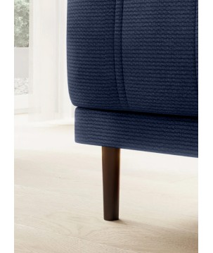 Narożnik CALDO S/MINI Prawostronny z funkcją spania wolnostojący w tkaninie RUN AGAIN 77 WERSAL