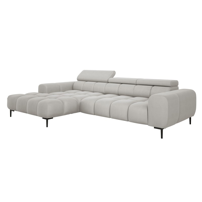 Narożnik PLAZA MINI Lewostronny w tkaninie SOLAR 03 WERSAL