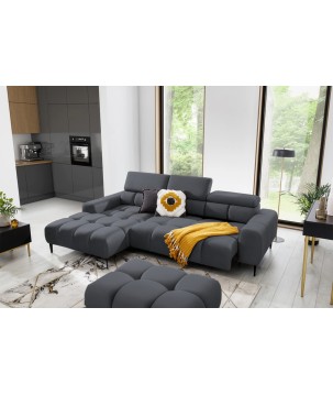 Narożnik PLAZA Mini Lewostronny w tkaninie Solar 96 WERSAL