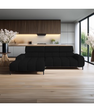 Narożnik PLAZA Mini Lewostronny w tkaninie Solar 99 WERSAL