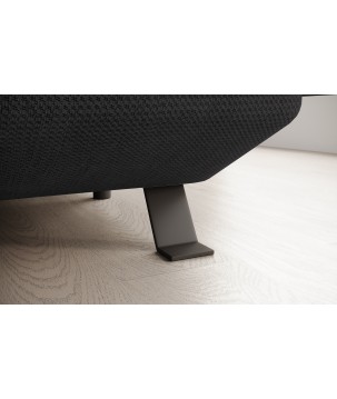 Narożnik RAVEN XL wolnostojący z funkcją spania tkanina Artico 37439 Antracytowy WERSAL