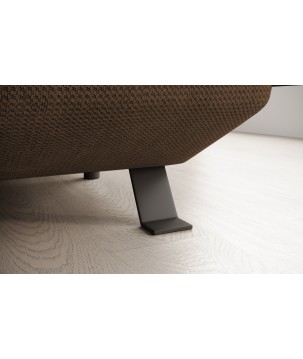 Narożnik RAVEN XL wolnostojący z funkcją spania tkanina Artico 37435 Rdzawy WERSAL