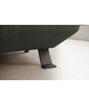 Narożnik RAVEN XL wolnostojący z funkcją spania tkanina Artico 37434 Szary WERSAL