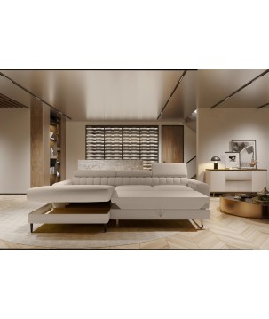 Narożnik NAVAS S z funkcją spania tkanina Promocyjna CURIO 11 WERSAL