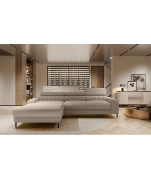 Narożnik NAVAS S z funkcją spania tkanina Promocyjna CURIO 11 WERSAL