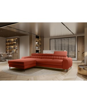 Narożnik NAVAS S z funkcją spania tkanina Promocyjna CURIO 55 WERSAL