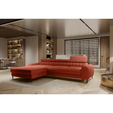 Narożnik NAVAS S z funkcją spania tkanina Promocyjna CURIO 55 WERSAL