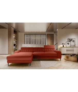 Narożnik NAVAS S z funkcją spania tkanina Promocyjna CURIO 55 WERSAL