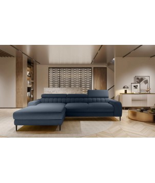 Narożnik NAVAS S z funkcją spania tkanina Promocyjna CURIO 78 WERSAL