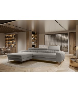 Narożnik NAVAS S z funkcją spania tkanina Promocyjna CURIO 83 WERSAL