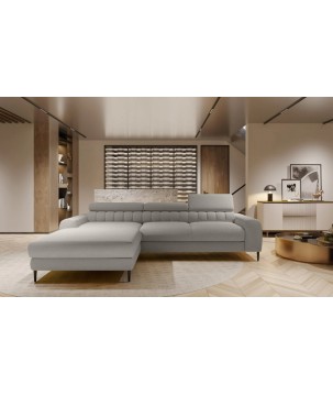 Narożnik NAVAS S z funkcją spania tkanina Promocyjna CURIO 83 WERSAL