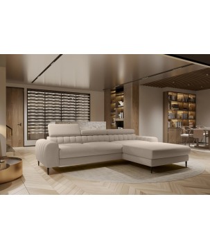 Narożnik NAVAS S z funkcją spania tkanina Promocyjna CURIO 11 WERSAL