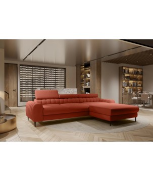 Narożnik NAVAS S z funkcją spania tkanina Promocyjna CURIO 55 WERSAL