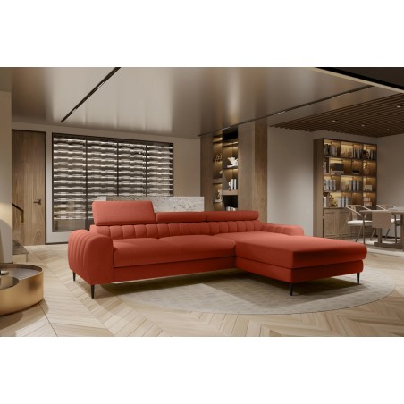 Narożnik NAVAS S z funkcją spania tkanina Promocyjna CURIO 55 WERSAL