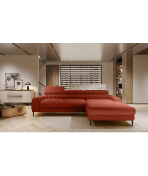 Narożnik NAVAS S z funkcją spania tkanina Promocyjna CURIO 55 WERSAL