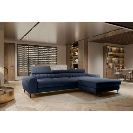 Narożnik NAVAS S z funkcją spania tkanina Promocyjna CURIO 78 WERSAL