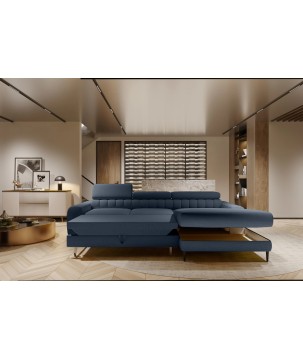 Narożnik NAVAS S z funkcją spania tkanina Promocyjna CURIO 78 WERSAL