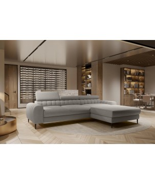 Narożnik NAVAS S z funkcją spania tkanina Promocyjna CURIO 83 WERSAL